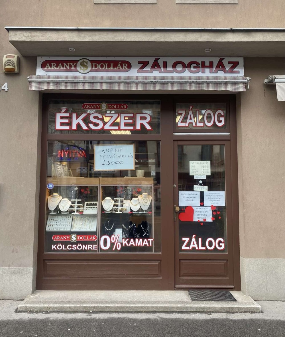 aranydollár zálogház gödöllő